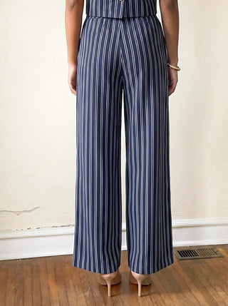 Coastal Lines Linen Blend Pants