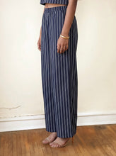 Load image into Gallery viewer, Coastal Lines Linen Blend Pants

