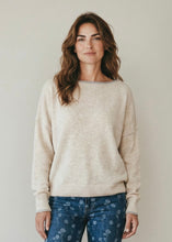 Load image into Gallery viewer, Oat &amp; Cocoa Knit Sweater | Oat 
