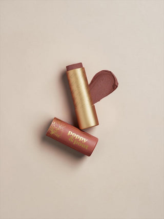 Poppy & Pout Lip Tint gift set with vibrant lip colors, displayed in attractive packaging.