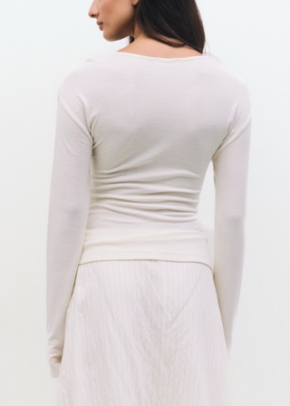 Amber Knit Top – Ivory