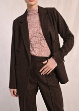 Load image into Gallery viewer, Margot Striped Wool Blazer
