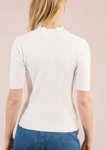 Load image into Gallery viewer, Emilia Mock Neck Sweater | Off White
