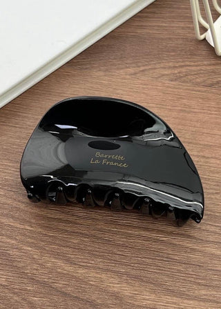 Shell Shaped Hair Clip|| Black 
