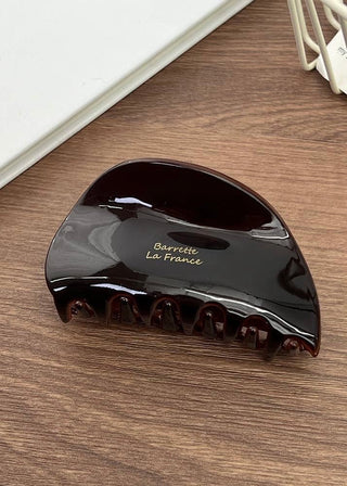 Shell Shaped Hair Clip|| Coffee 