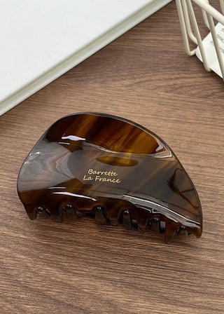 Shell Shaped Hair Clip|| Amber 