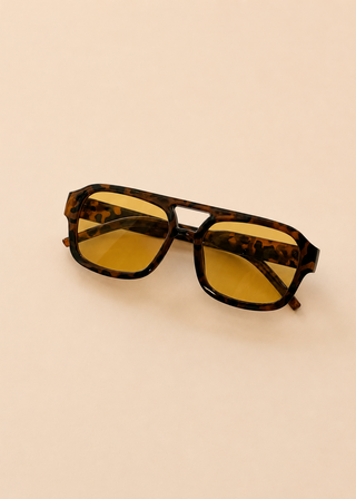The Uptown Sunglasses | Tortoise Yellow 