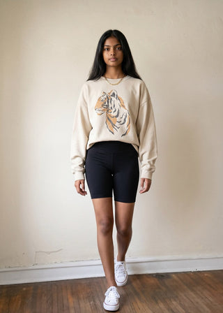 Wild Tiger Graphic Sweatshirt