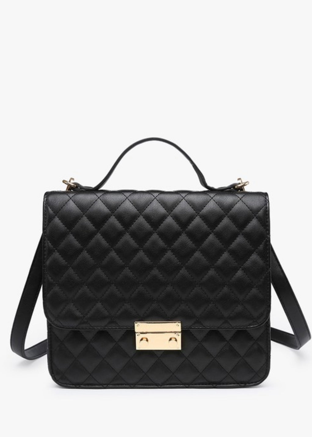 Quilted Convertible Backpack
