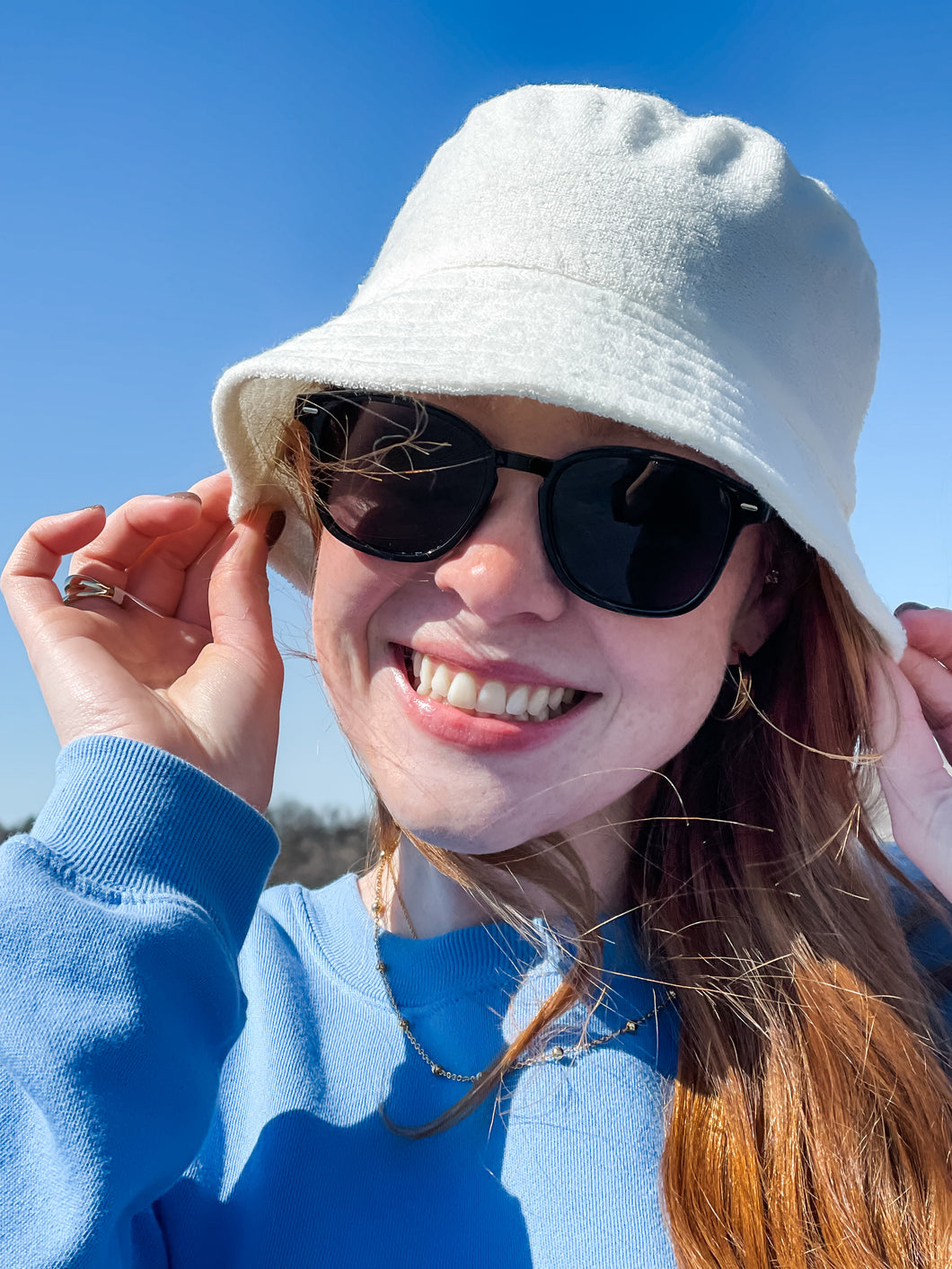 Terry Cloth Bucket Hat