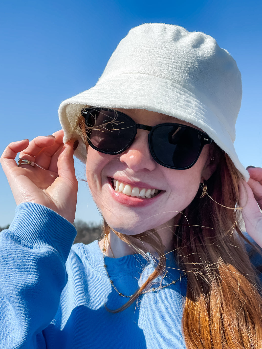 Terry Cloth Bucket Hat