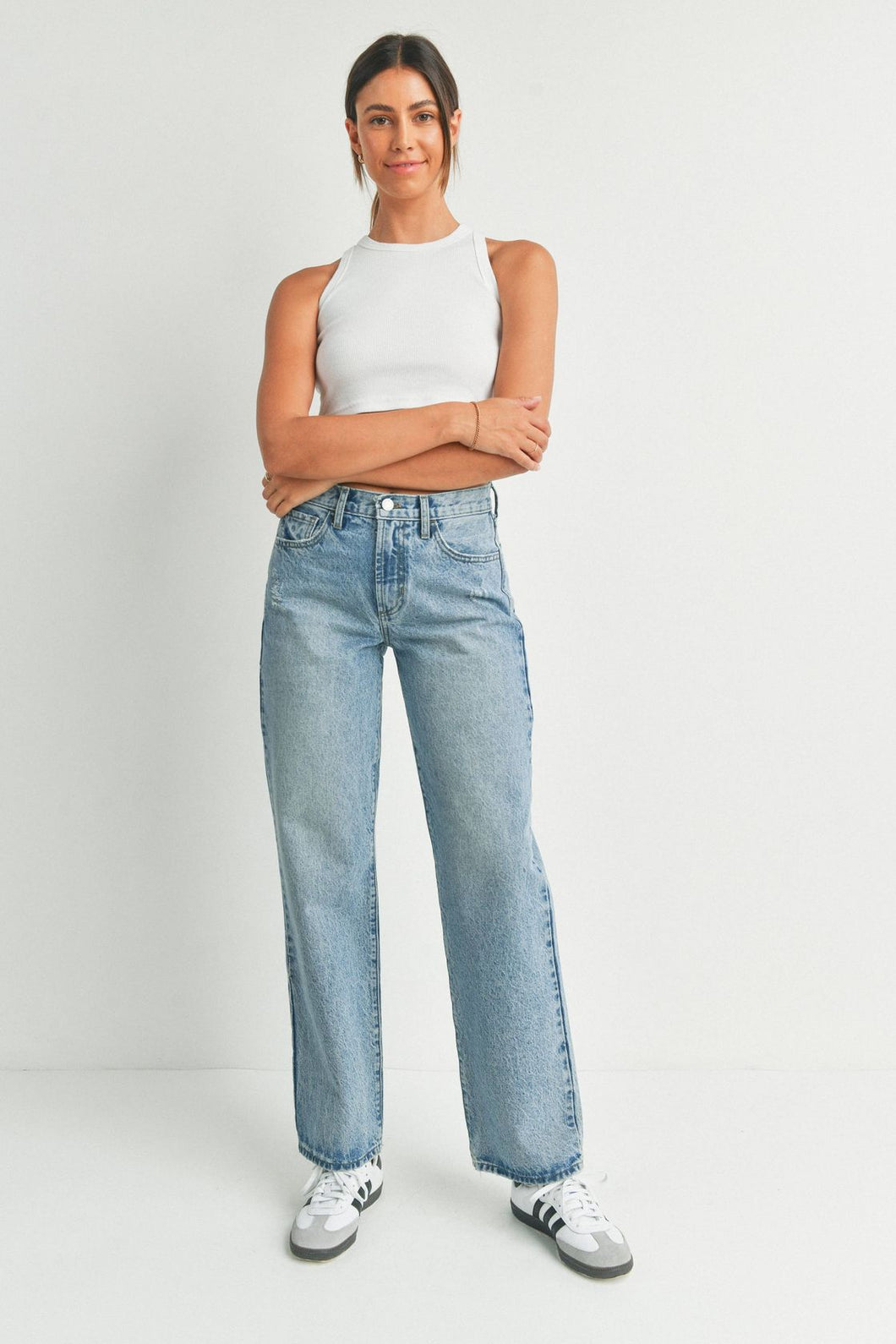 Just Black Relaxed Straight Jean