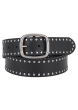 Load image into Gallery viewer, Grunge Stud Leather Belt
