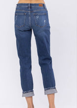 Load image into Gallery viewer, Extended Judy Blue Distressed Slim Fit Jean
